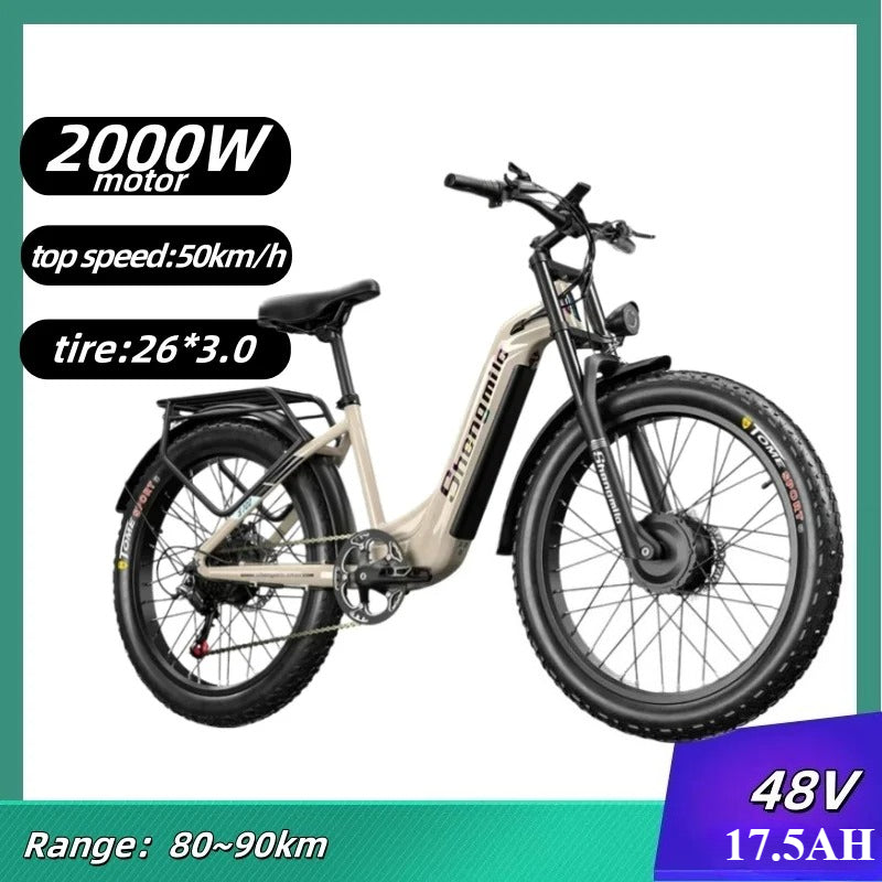 48V 2000W Dual-Motor Adult Electric Bicycle – S700