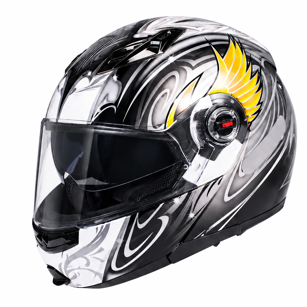 Modular Motorcycle Helmet with Dual Visors for Touring-I311