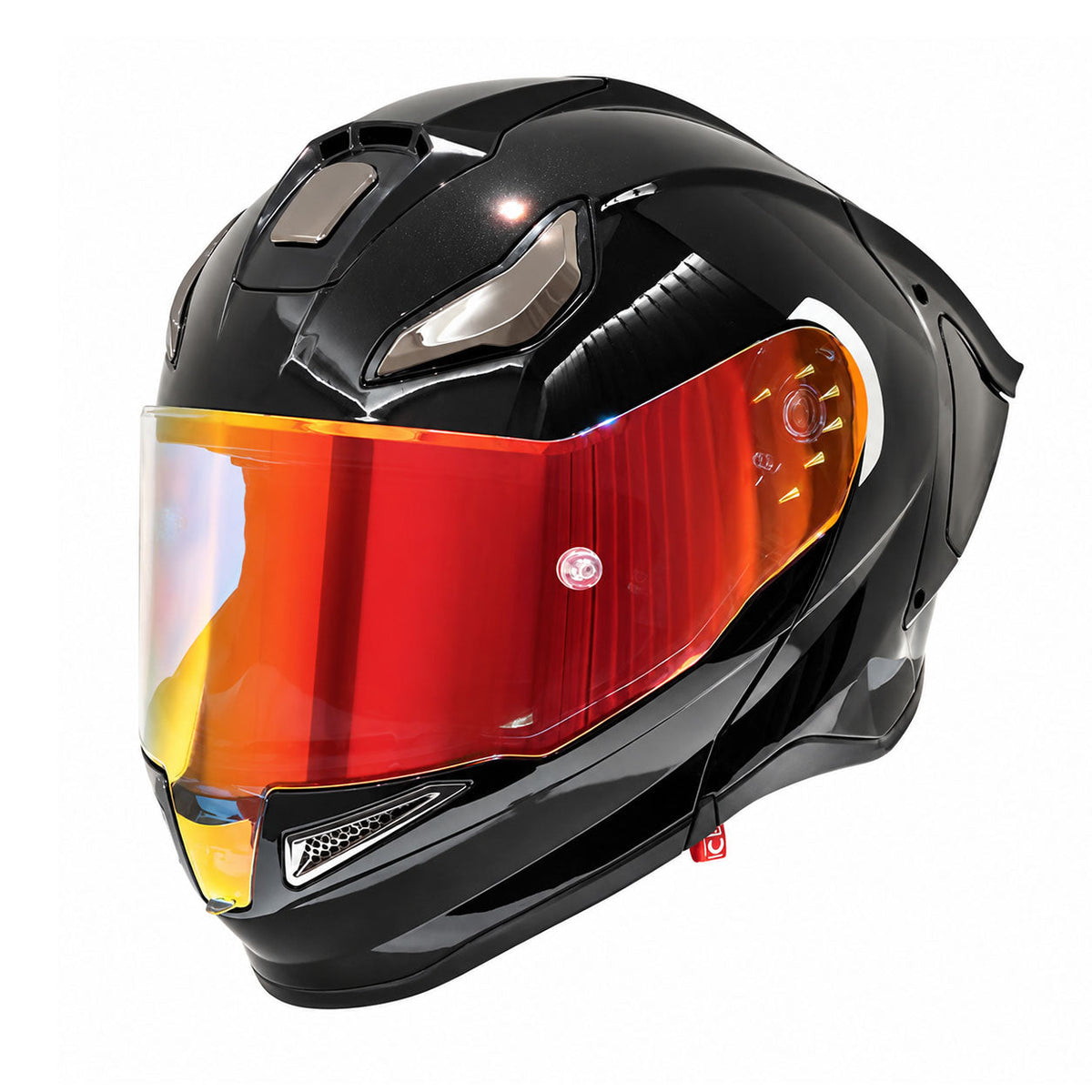 Modular Motorcycle Helmet for Cruising and Track Riding-I309