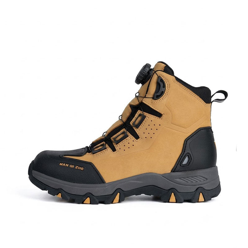 Motorcycle boots equipped with a dial adjustment system-K35