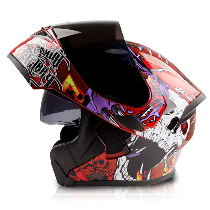 Windproof and noise-reducing full-face racing helmet-I92