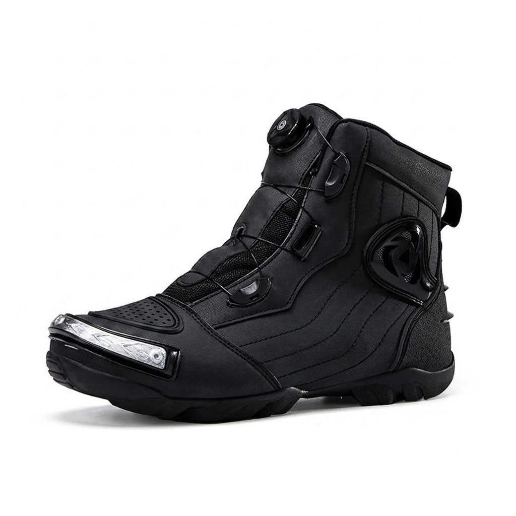 Motorcycle road racing boots with crash protection-K74