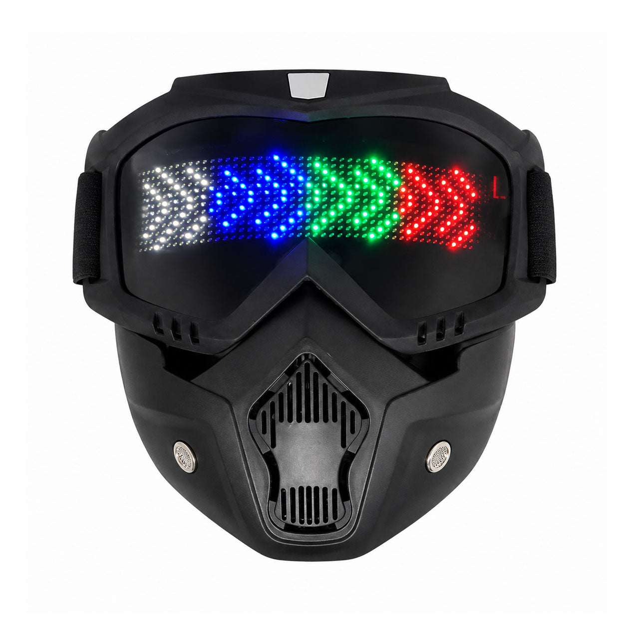 KTVMOTO Motorcycle Cool Dynamic Illuminated Mask and Goggles-H79