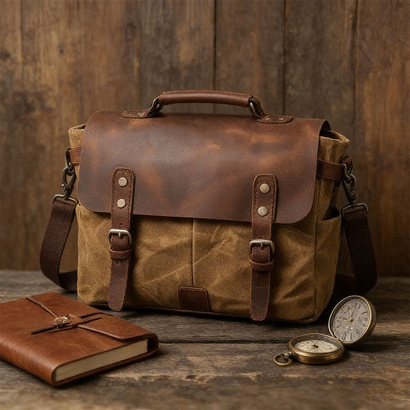 Retro classic motorcycle side bag, suitable for multiple occasions-B07