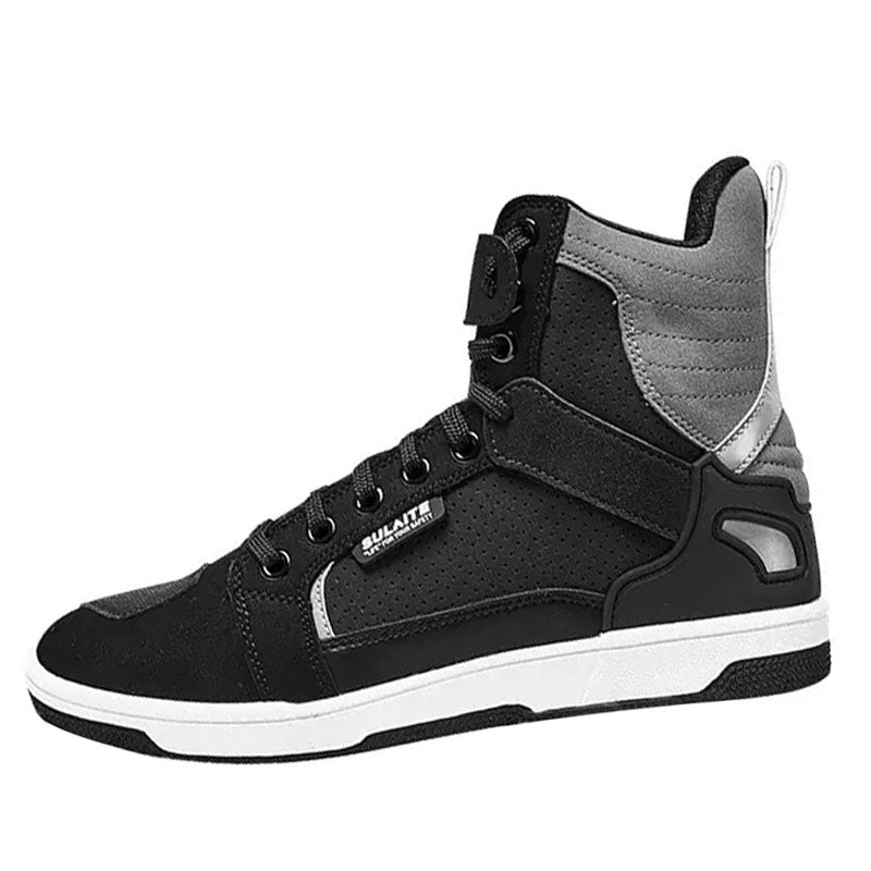 Motorcycle riding boots retro breathable-K09