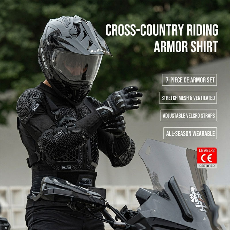 Breathable, impact-resistant, full-body protective armor - F15