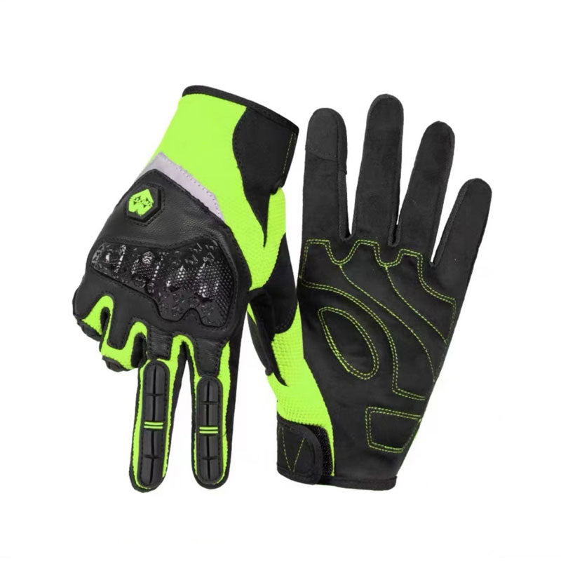 Motorcycle riding gloves with breathable touchscreen-G83