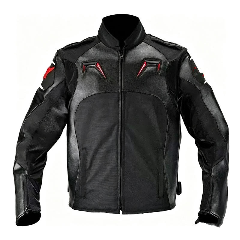 All-Season Motorcycle Racing Suit with Protective Gear-J65