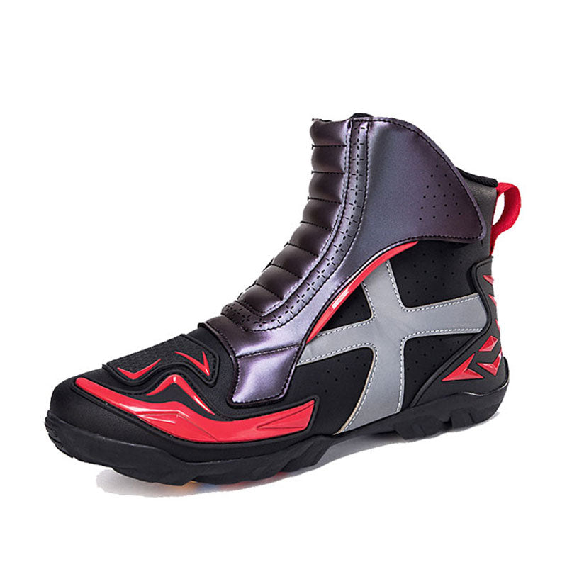 Stylish motorcycle riding boots for outdoor leisure-K123