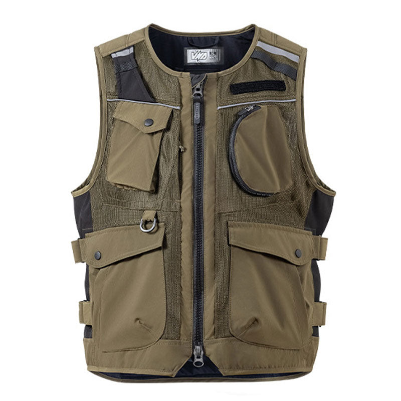 Breathable and abrasion-resistant motorcycle riding vest-J93