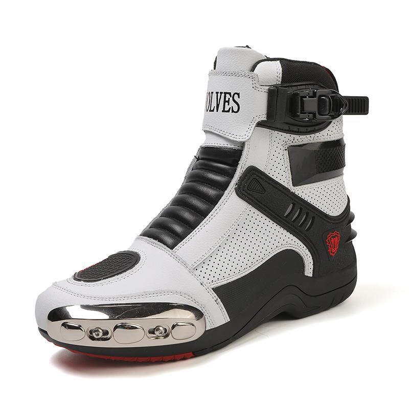 Motocross racing boots with LED displays-K103