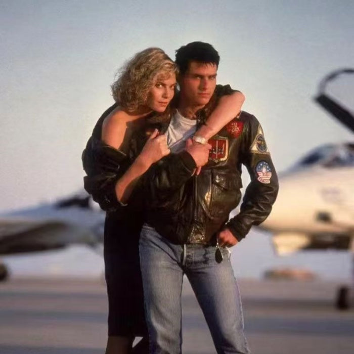 G1 flying cowhide jacket genuine leather casual jacket-A2