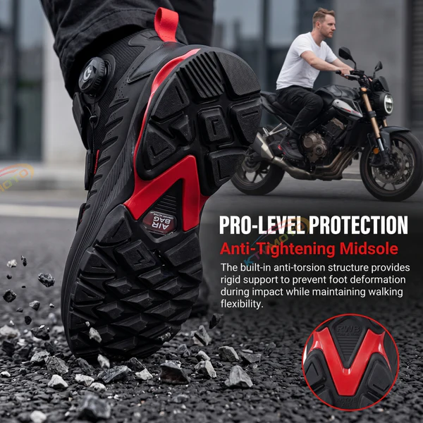 Motorcycle Mesh Riding Boots-K37