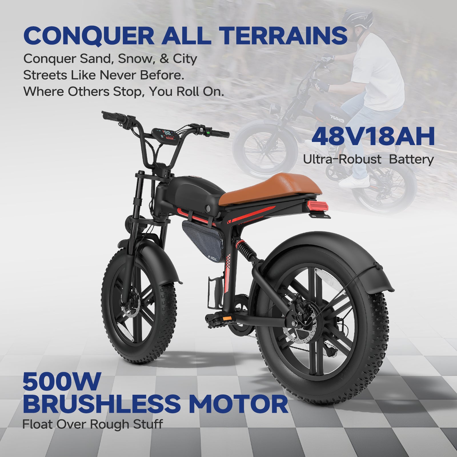 7-Speed All-Terrain Electric Bicycle – BK20