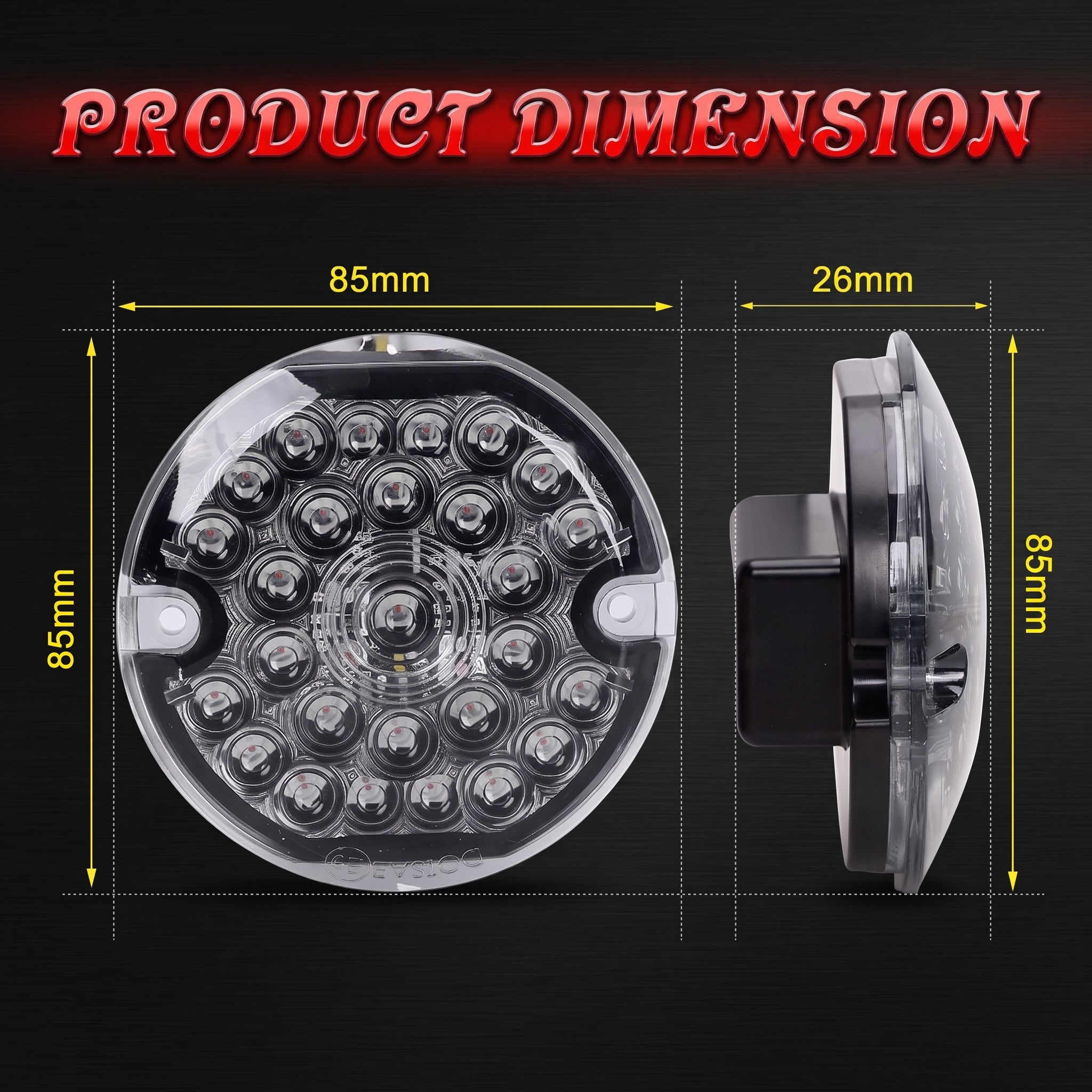 1157 LED Peacock Turn Signal Lights for Harley Moto – D21