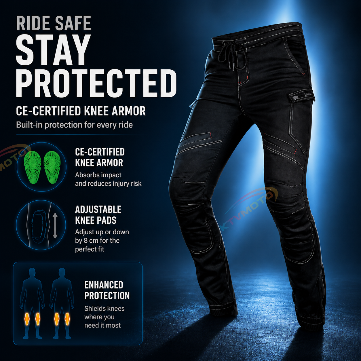Motocross riding compression pants-J95