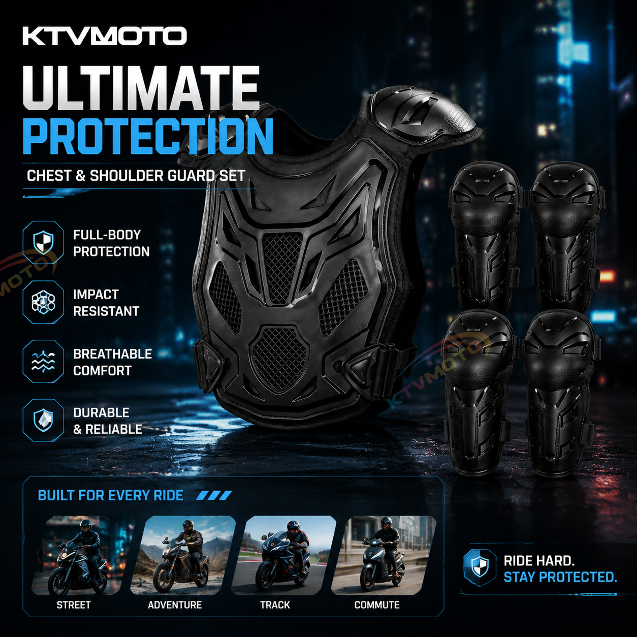 Motorcycle protective gear for children-F24