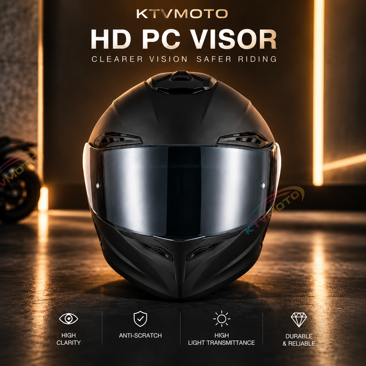 Full-face motorcycle helmet for all-season touring-I307