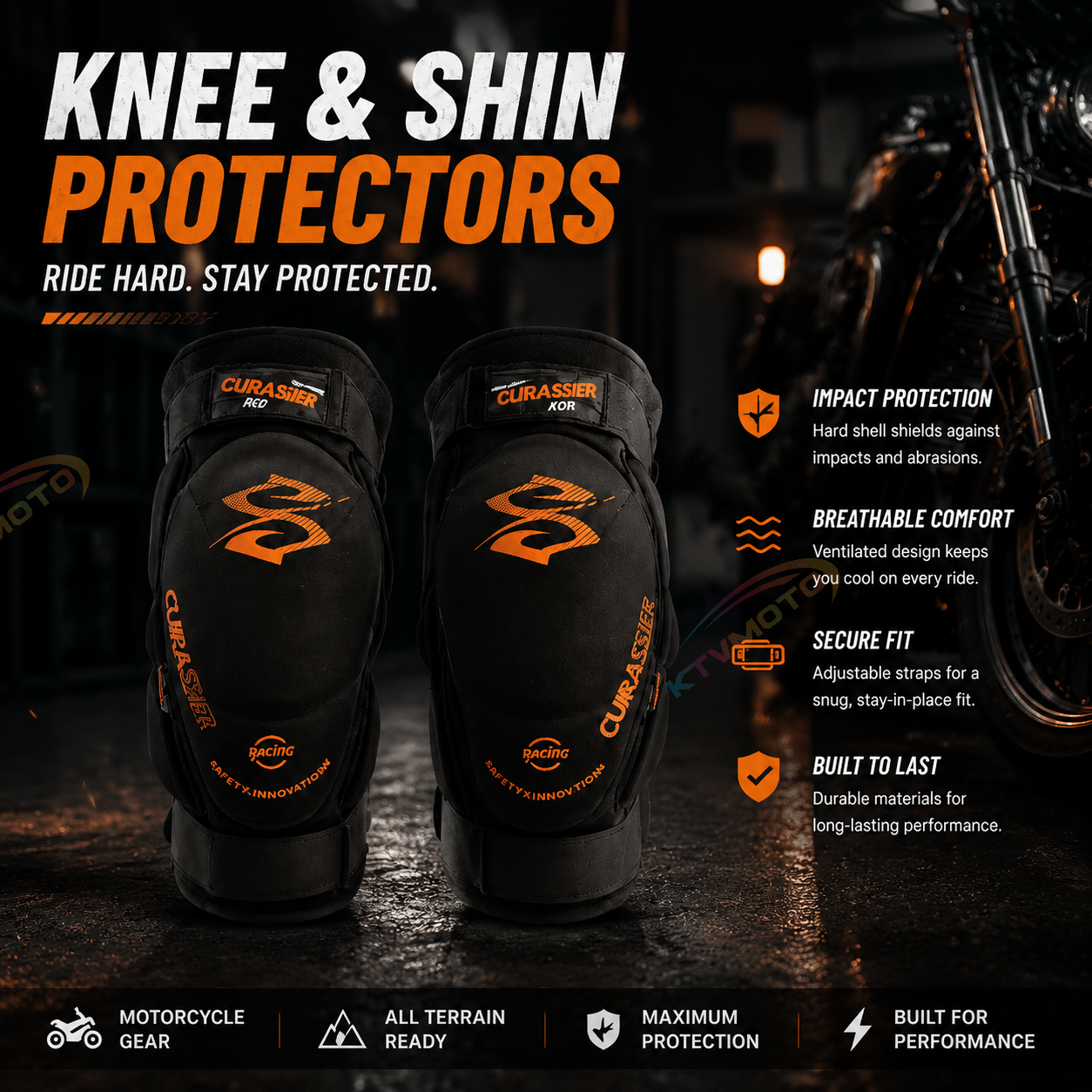 Motocross Knee Guards-Y34