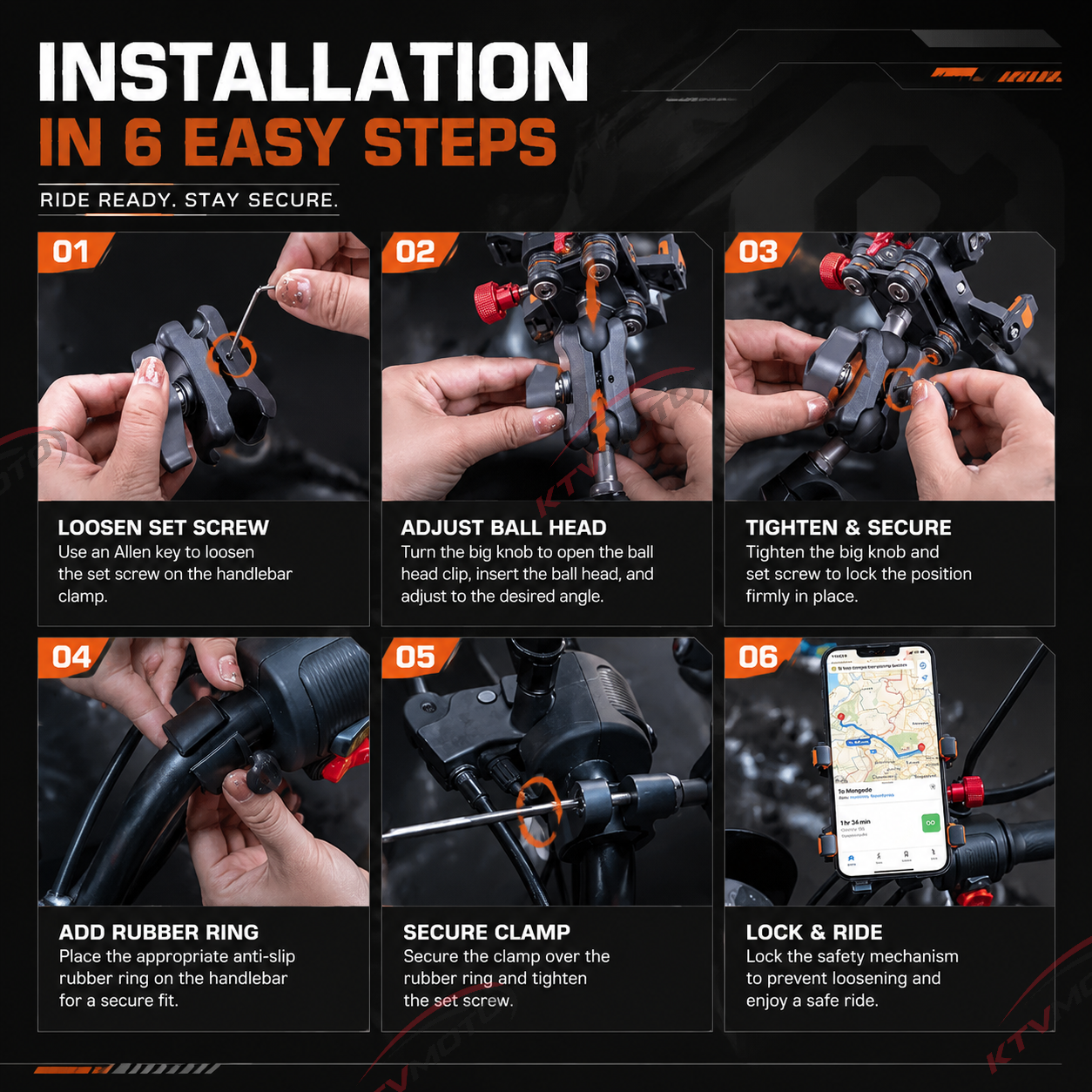 2025 Aluminum Alloy Shockproof Phone Holder-M32