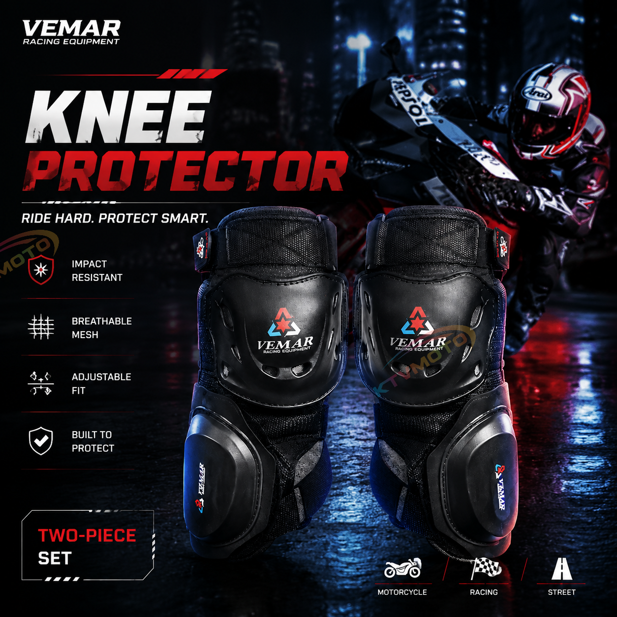 Motorcycle rider protective gear-Y54