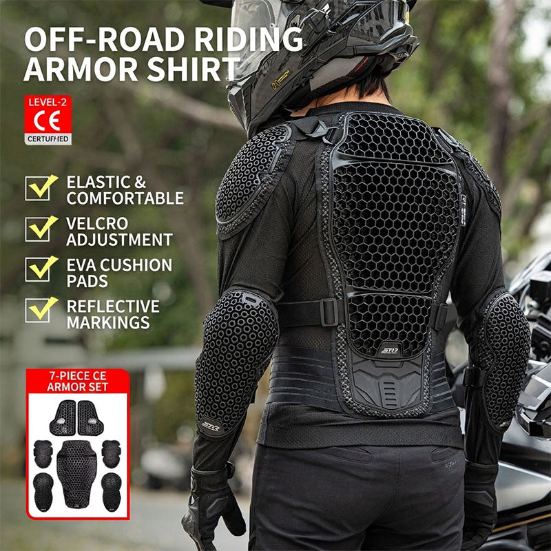 Breathable, impact-resistant, full-body protective armor - F15