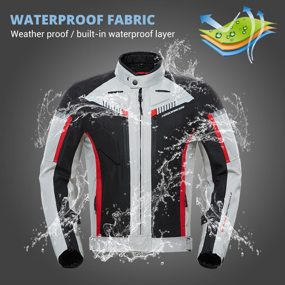 Off-road jacket with removable heated liner - J03