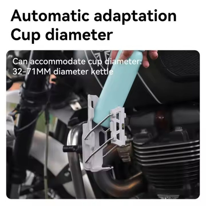 Universal Motorcycle Handlebar Bracket Adjustable Cup Holder-T01
