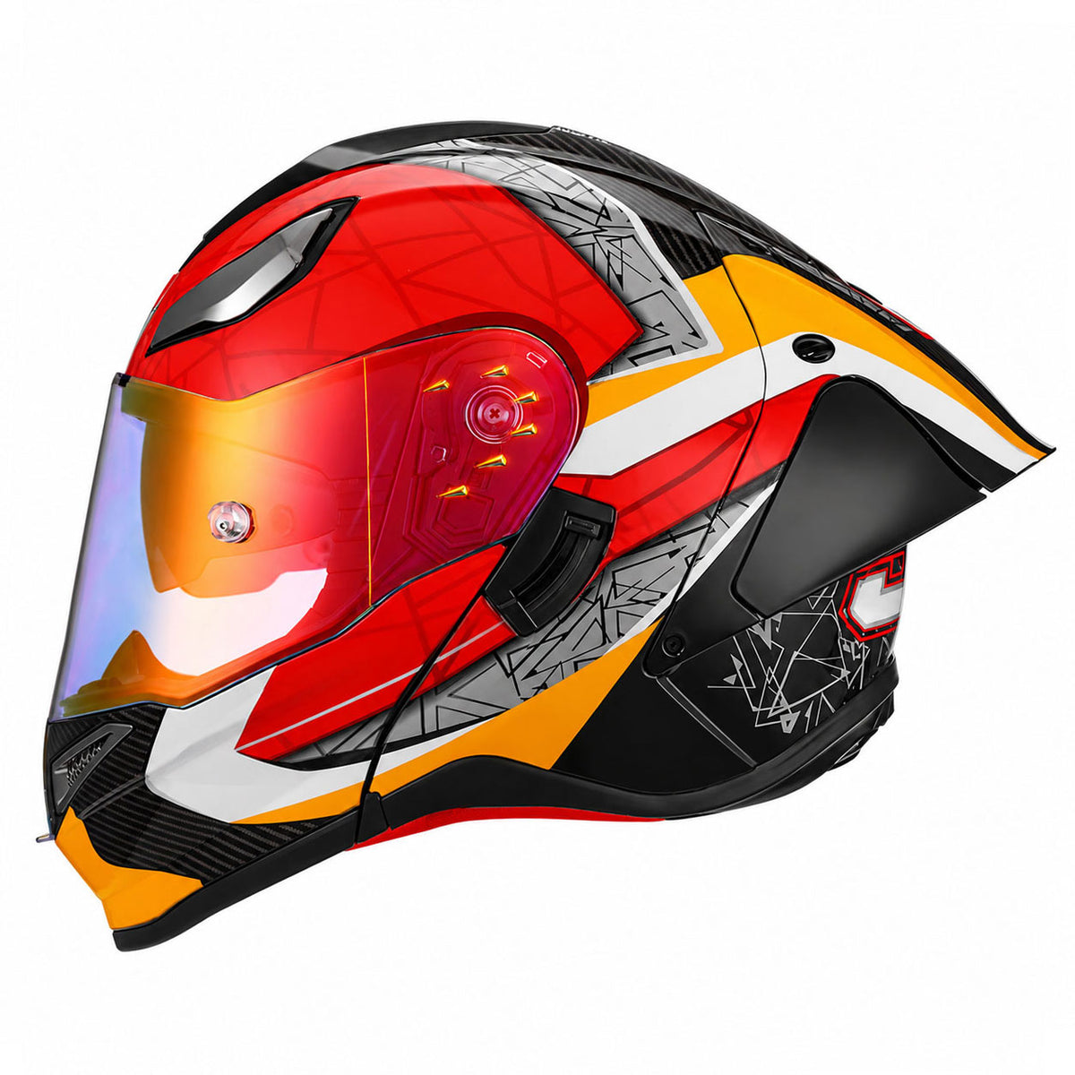 DOT-certified 3-mode modular helmet for all-season riding-I281