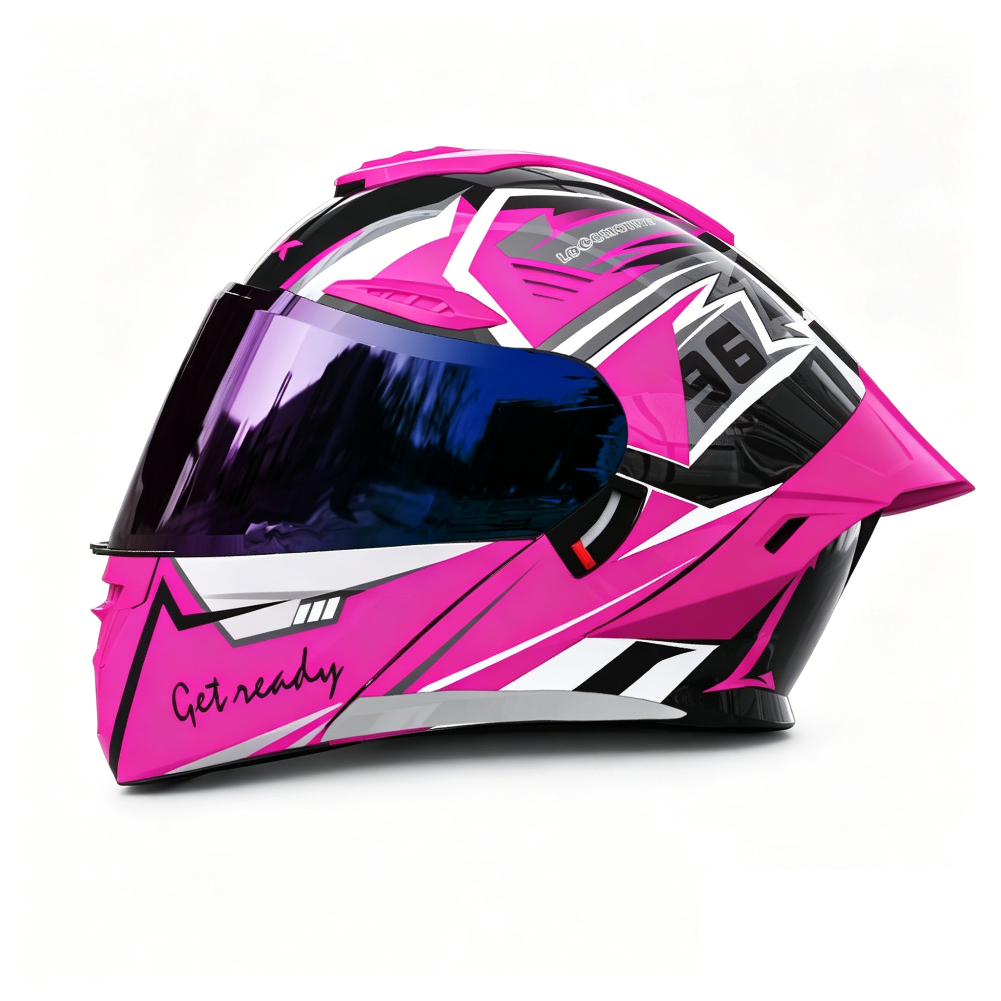 Modular Motorcycle Helmet with Dual Visor-I122