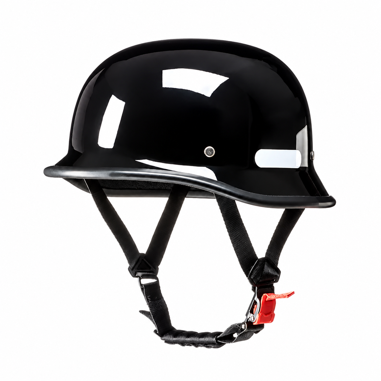 KTVMOTO Open Face Motorcycle Helmet with Goggles Classic Biker Helmet-I12