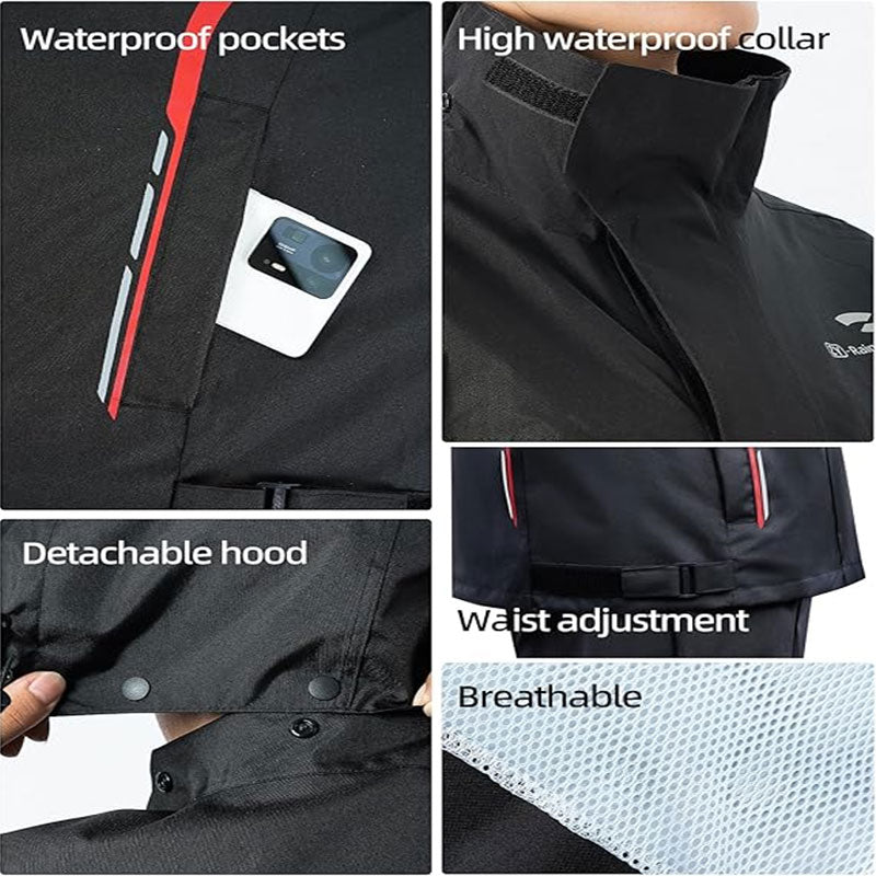 Split type riding raincoat set-C02