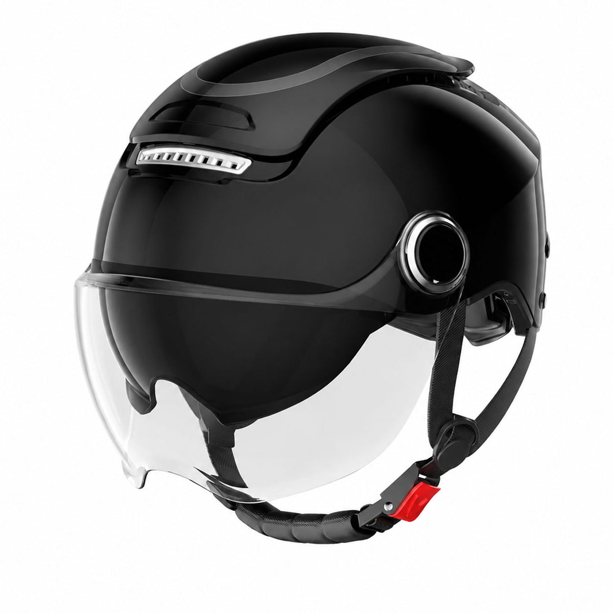 Breathable, sun-protective motorcycle half-helmet-I148