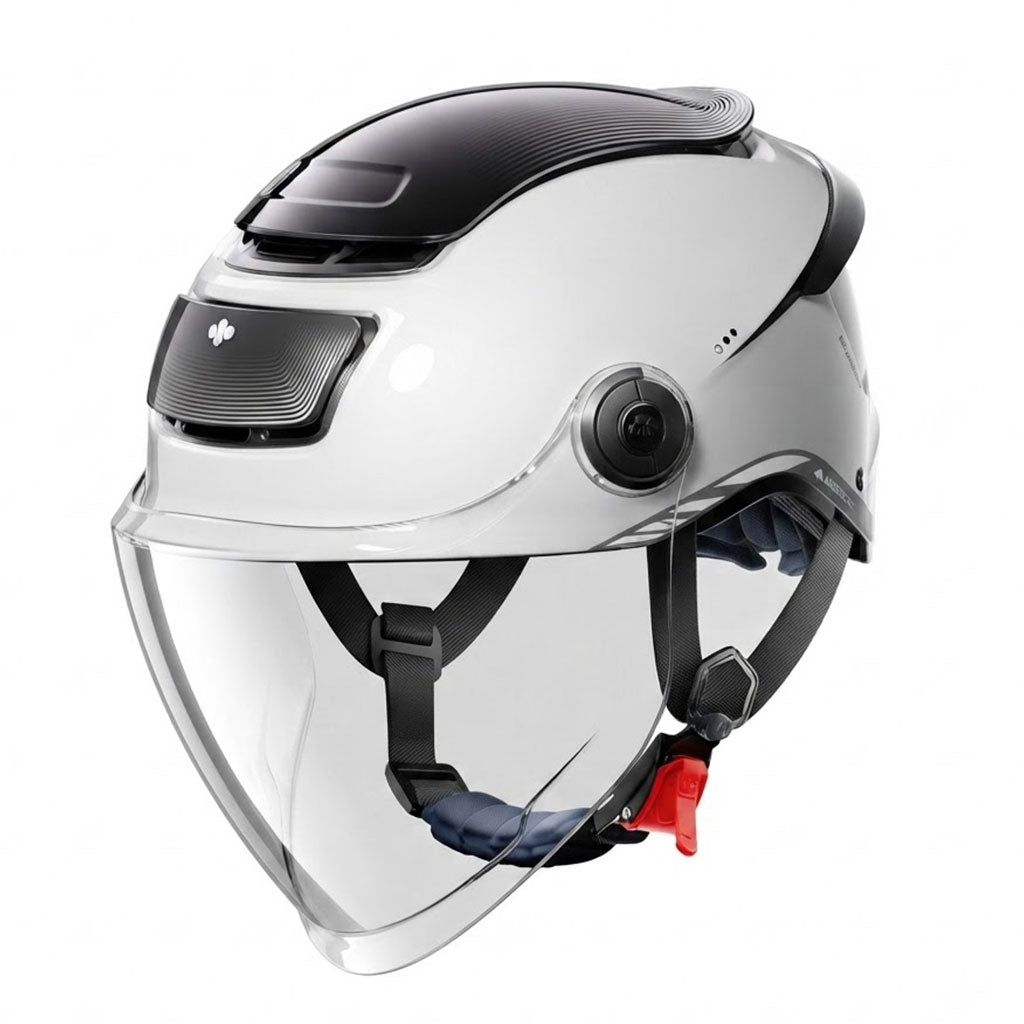 Breathable, sun-protective motorcycle half-helmet-I148