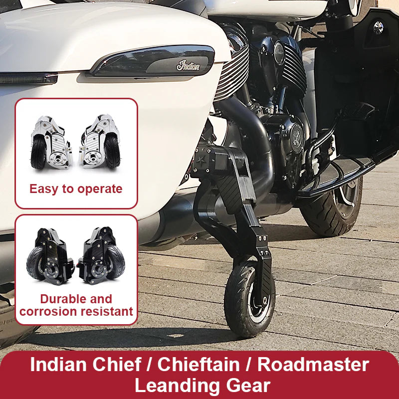 Legup Landing gear installation Motorcycle fit for Indian Chief Chieftian RoadMaster Auxiliary parking bracket landing wheels