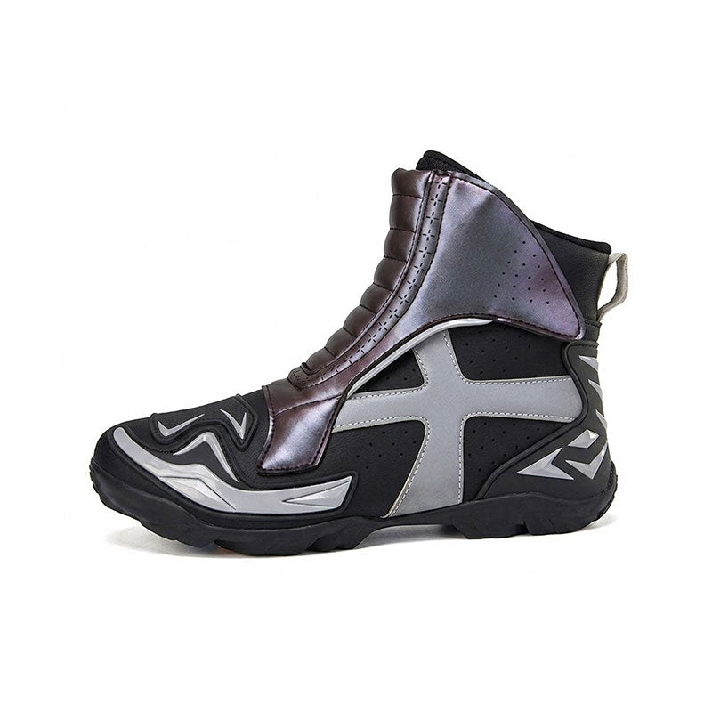 Stylish motorcycle riding boots for outdoor leisure-K123