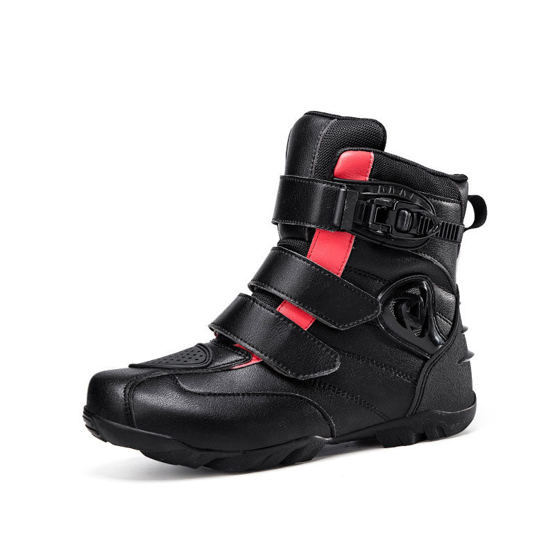 Convenient Velcro Motorcycle Riding Boots-K108