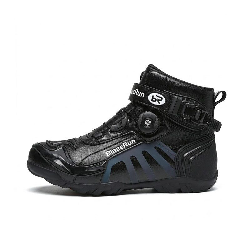 Abrasion-resistant leather motorcycle boots-K94