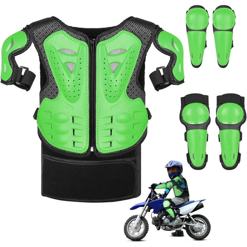 Teenager 5-piece off-road motorcycle gear set - F7
