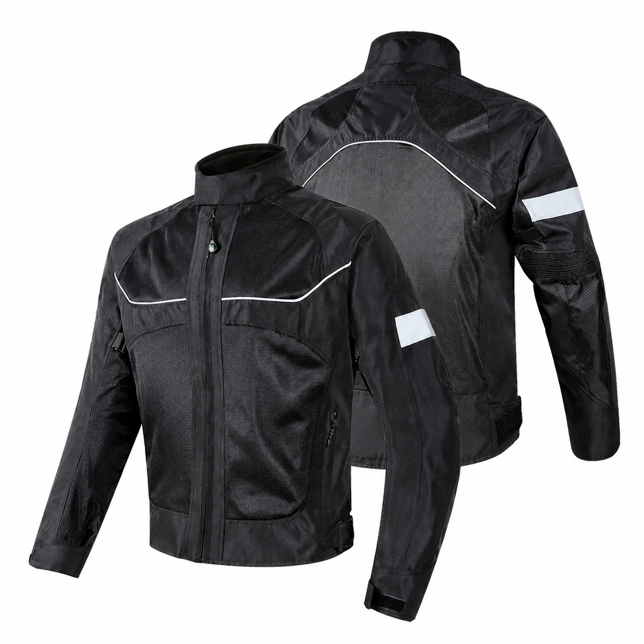 Motorcycle riding suit with reflective mesh（CE Grade）-J80