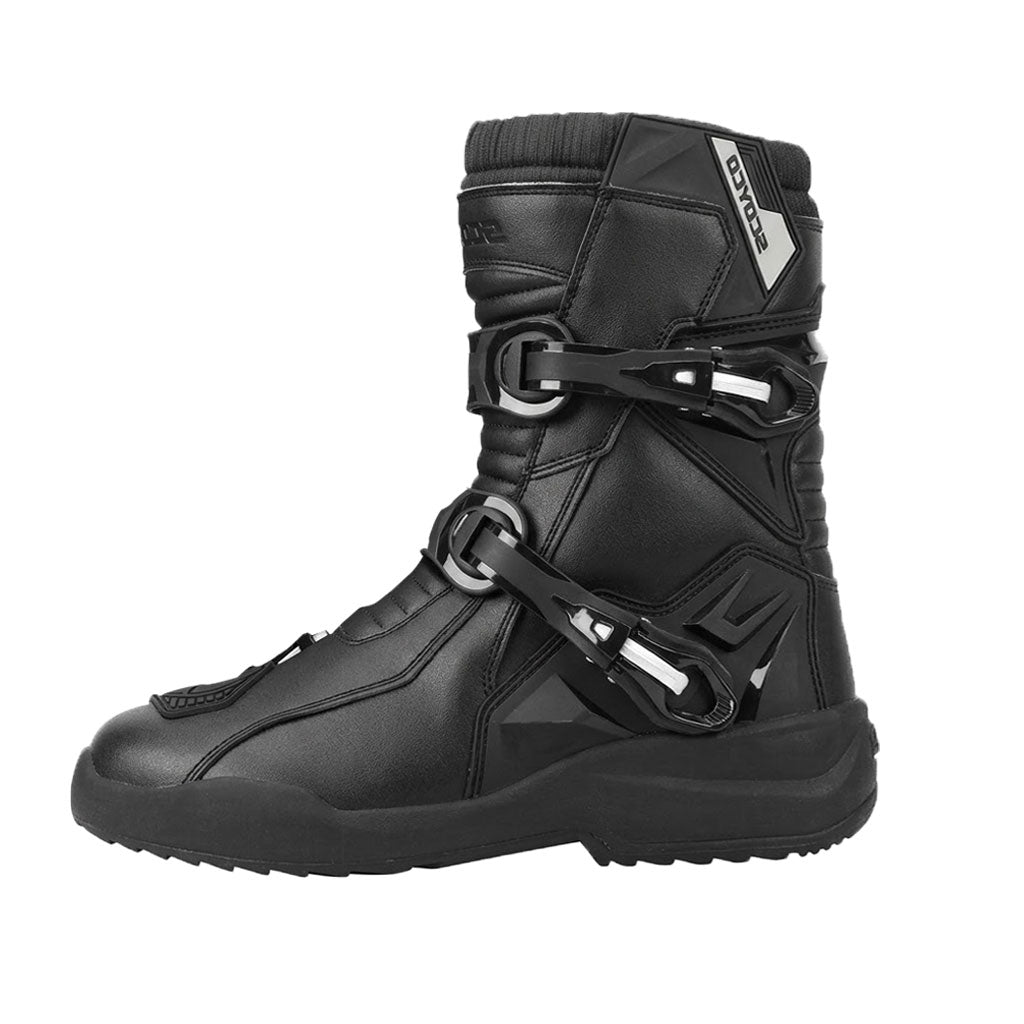 Leather protective boots for cruiser motorcycles-K53