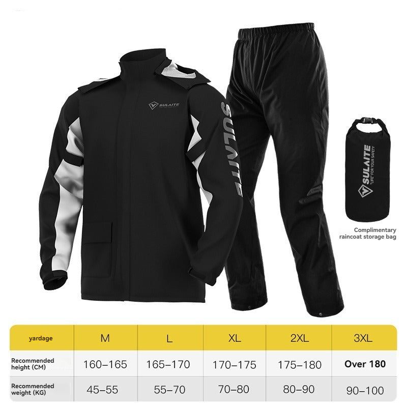 Motorcycle outdoor ultra-thin waterproof raincoat jacket-J19