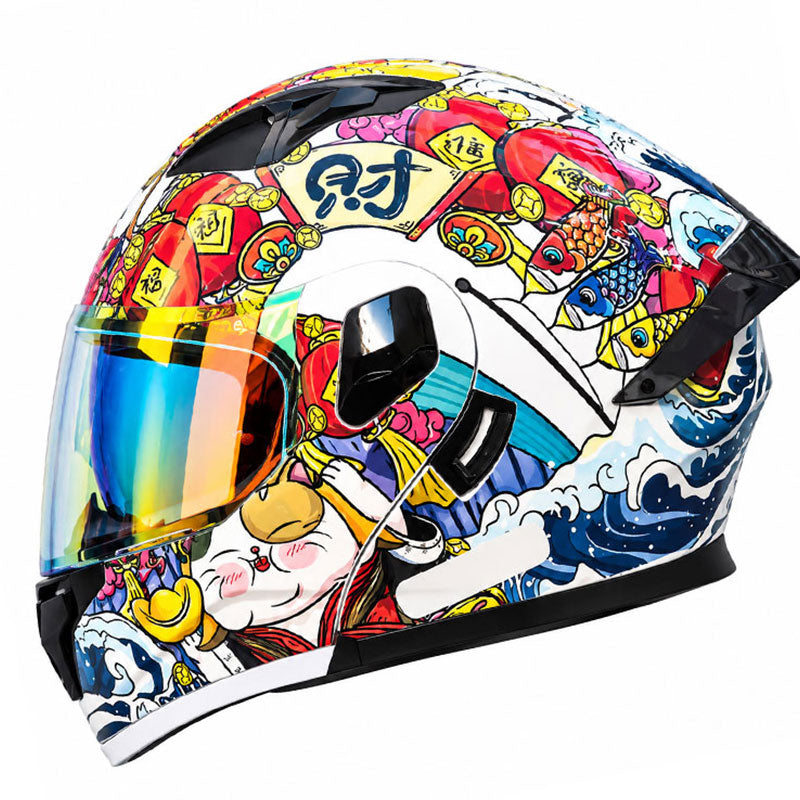 Modular motorcycle helmet-I156