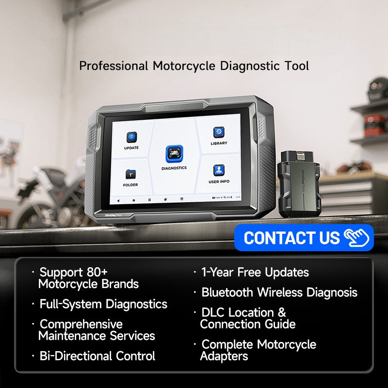 Two-way control motorcycle diagnostic tool - E01