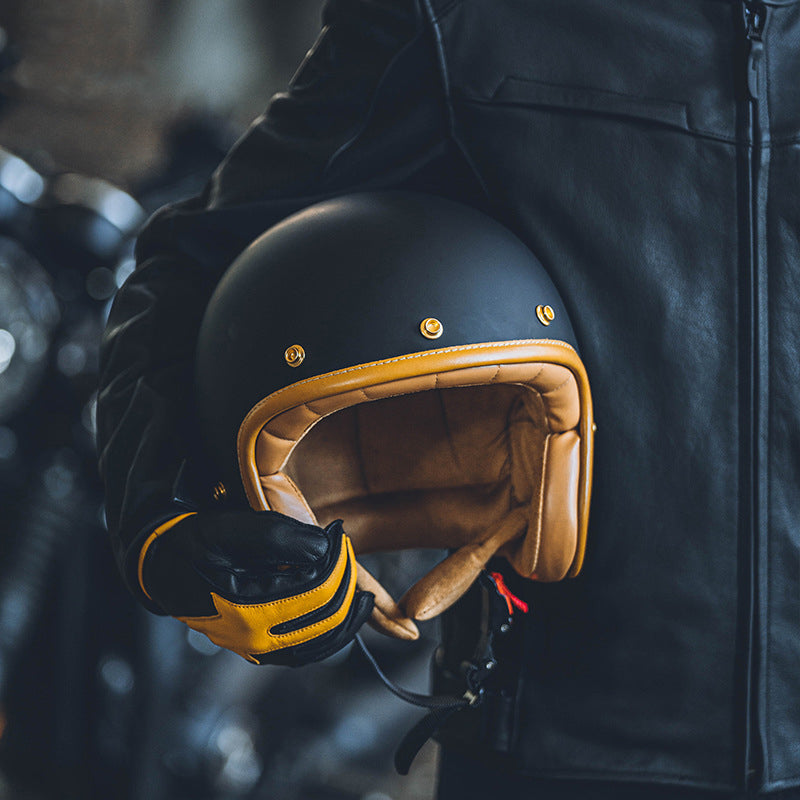 Summer Harley Retro Cruiser Half Helmet - I129