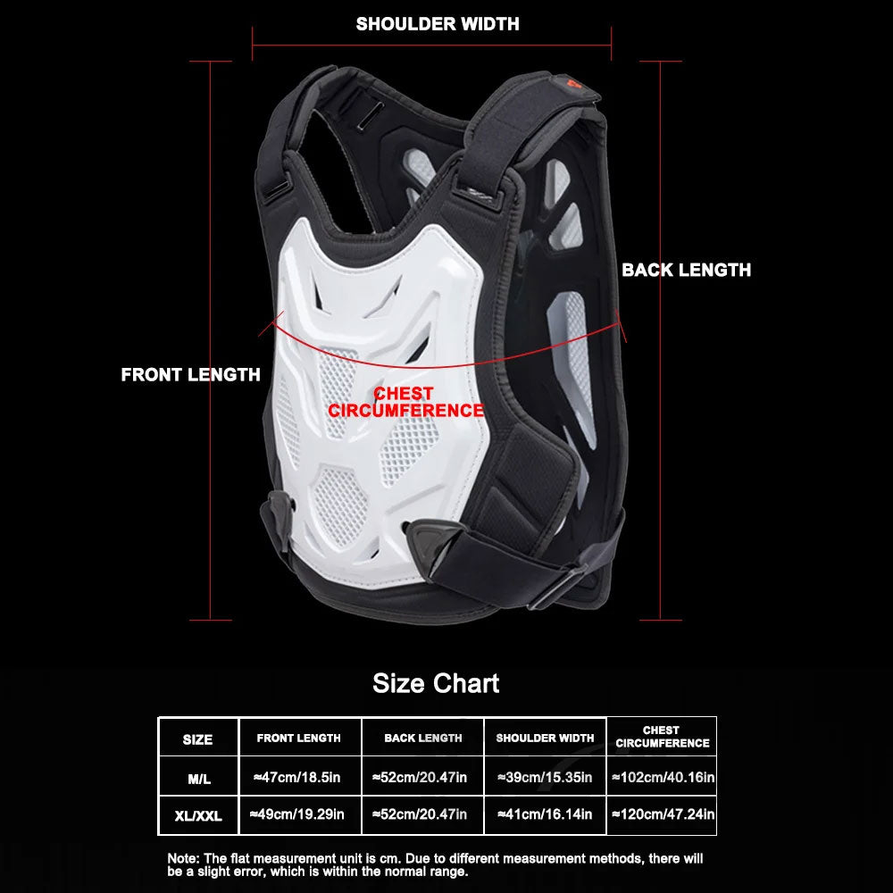 Motorcycle riding protective vest, protective equipment-F12