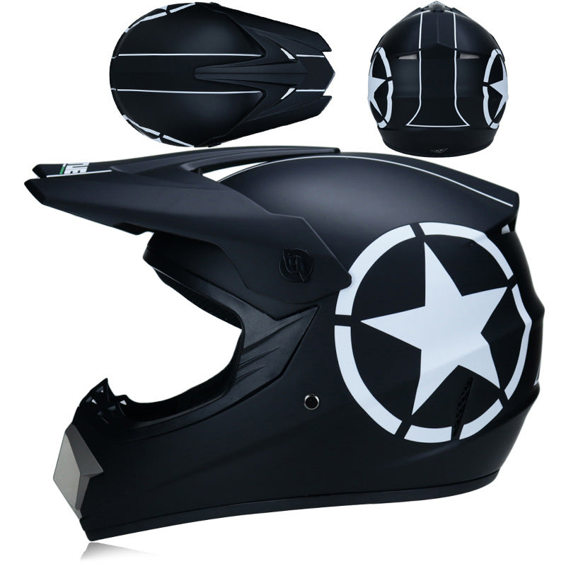 Lightweight full-face off-road motorcycle helmet-I164