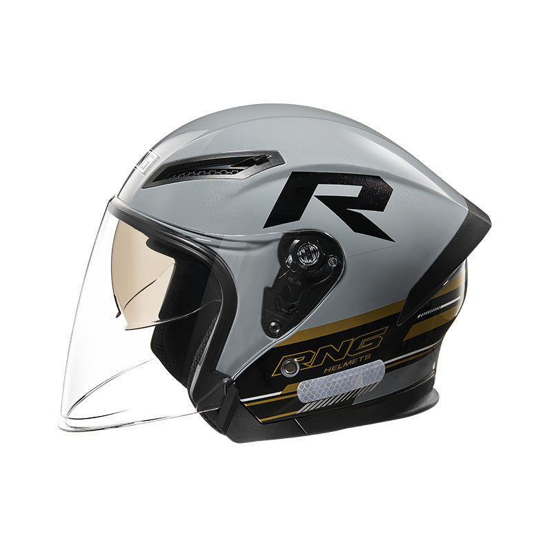 DOT certified 3/4 motorcycle helmet-I78