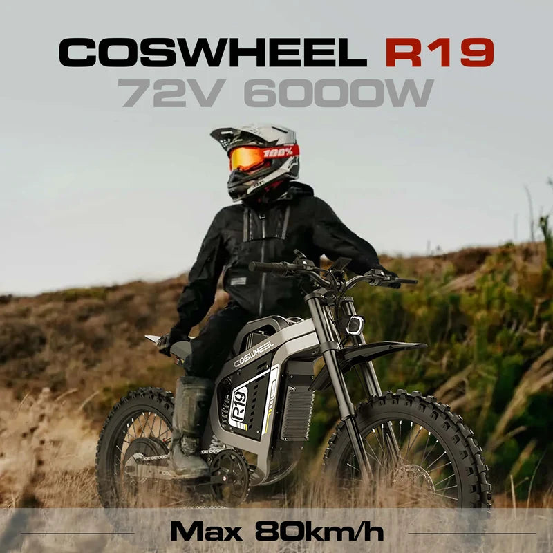 72V 40AH 6000W Electric Dirt Bike-R19