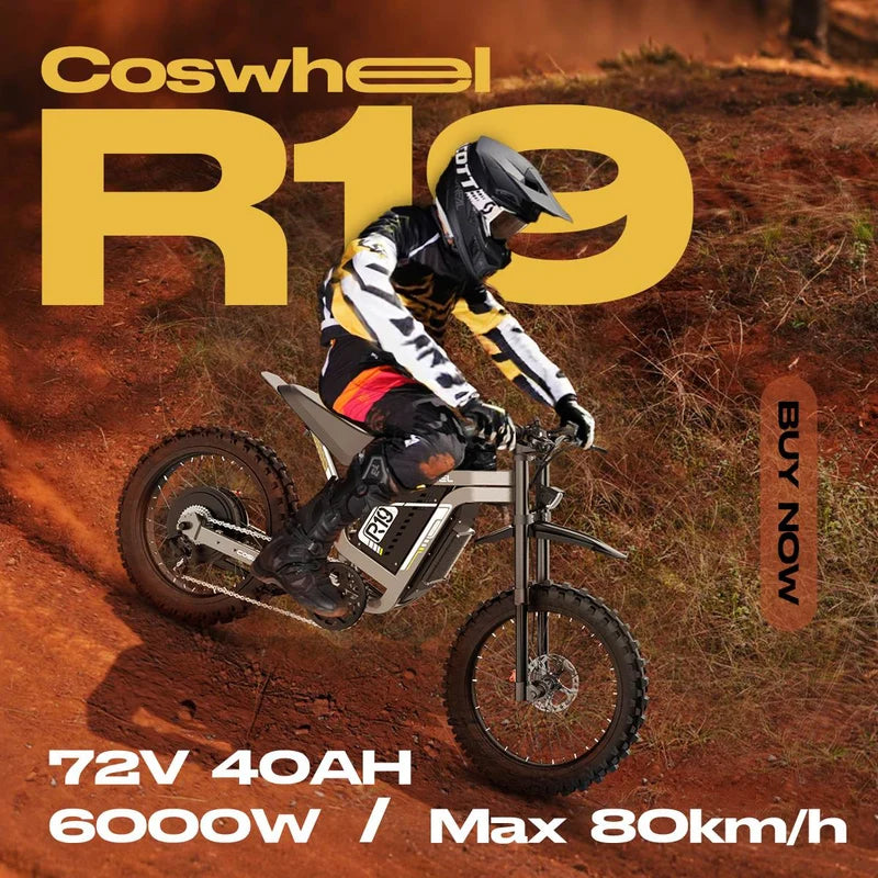 72V 40AH 6000W Electric Dirt Bike-R19